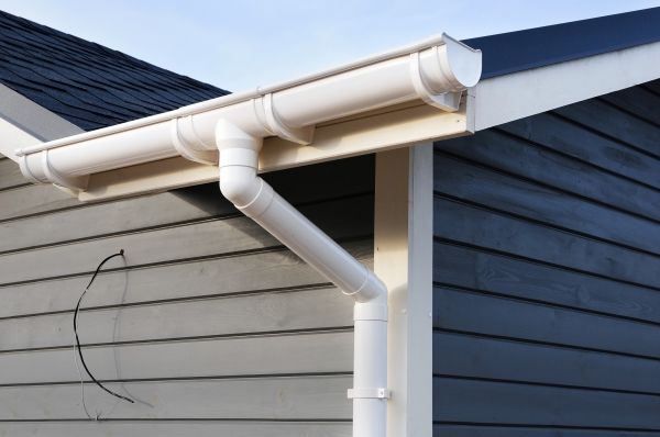 PVC Rain Gutter Installation in Mount Holly