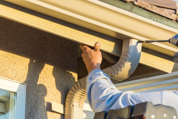 Aluminum Rain Gutter Service in Mount Holly