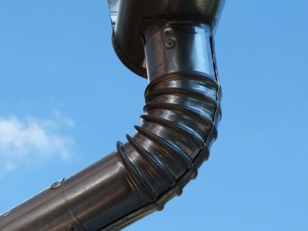 Metal Downspout Installation in Mount Holly