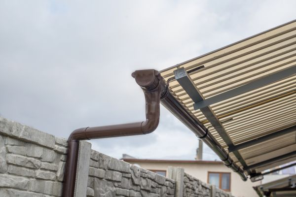 Plastic Downspout Installation in Mount Holly