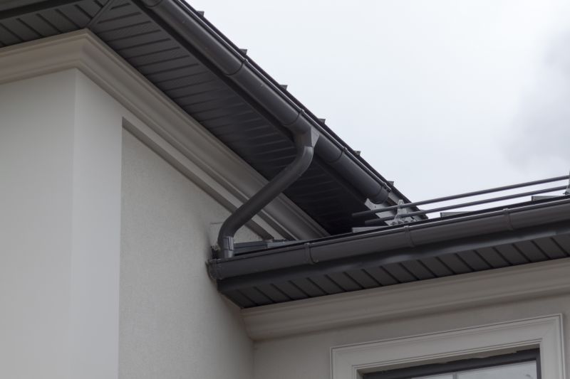 Gutter System on a Multi-Story Building
